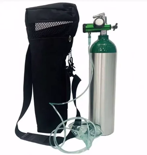 2.2L Aluminium Oxygen Cylinder with Carry Bag