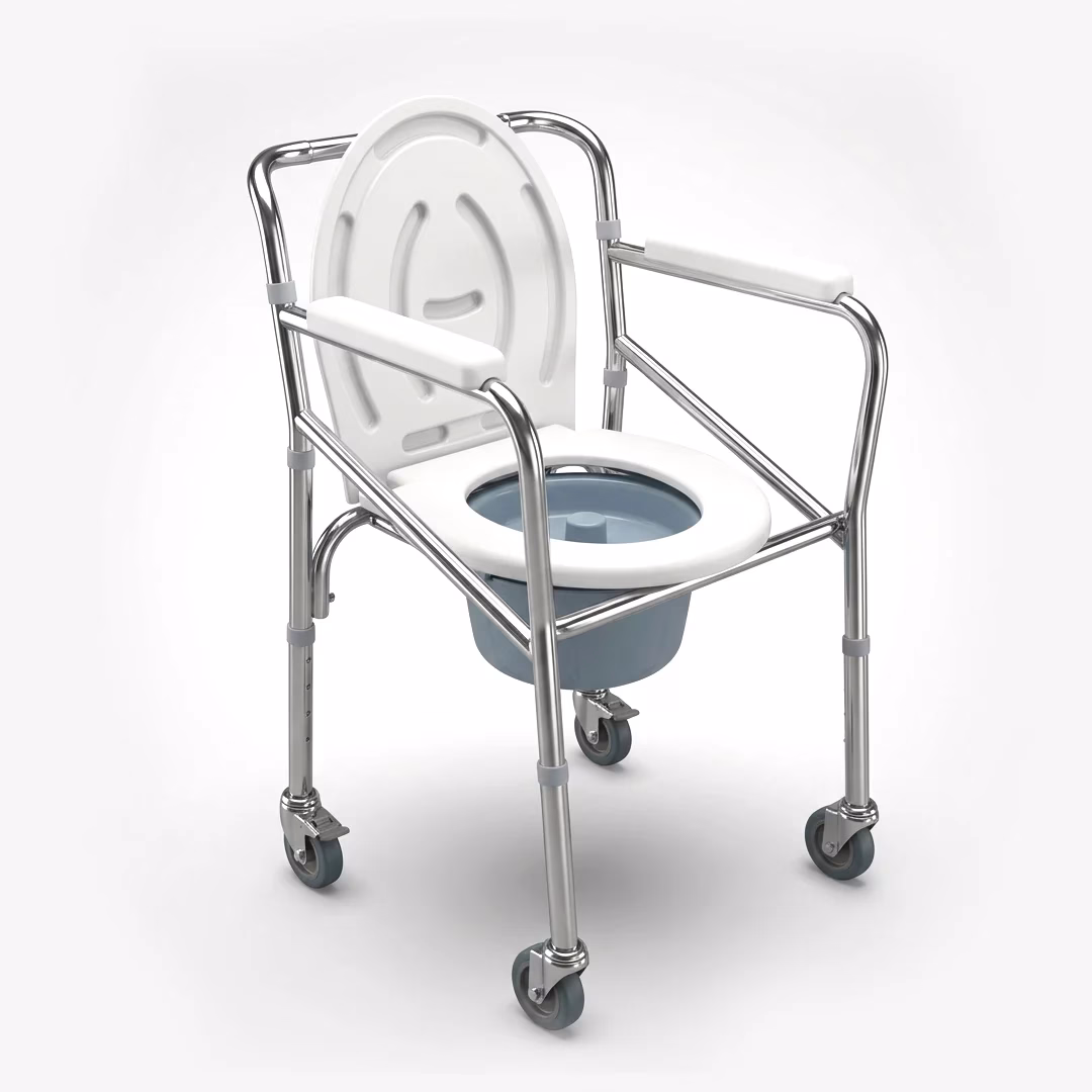 Flamingo Classic Commode Chair with Wheels