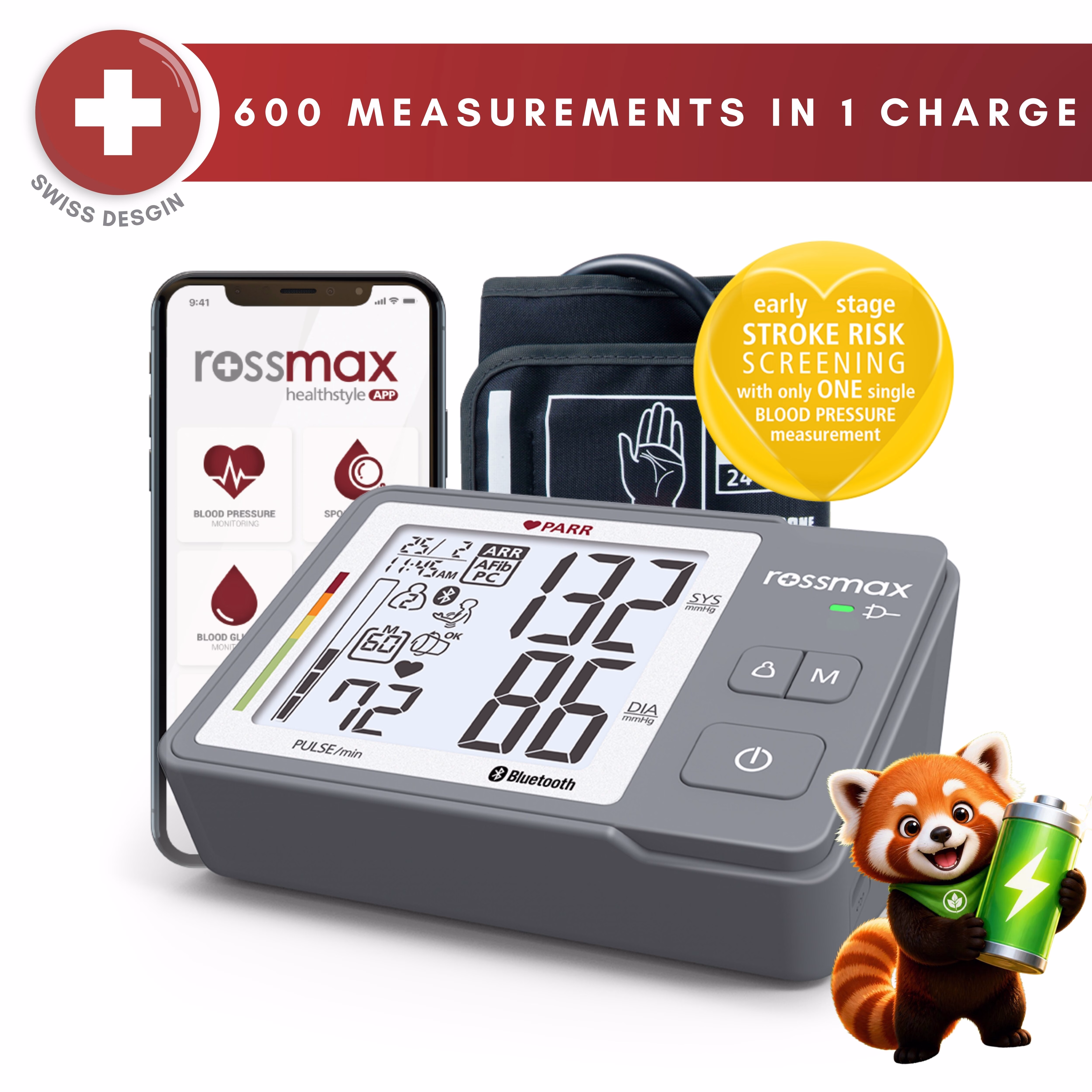 Rossmax Z5 PARR Automatic Bluetooth Blood Pressure Monitor