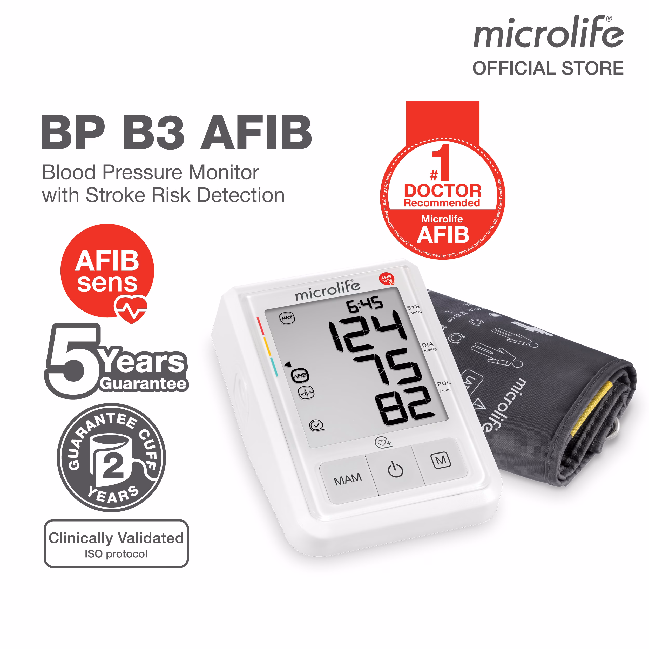 Microlife BP B3 AFIB Blood Pressure Monitor