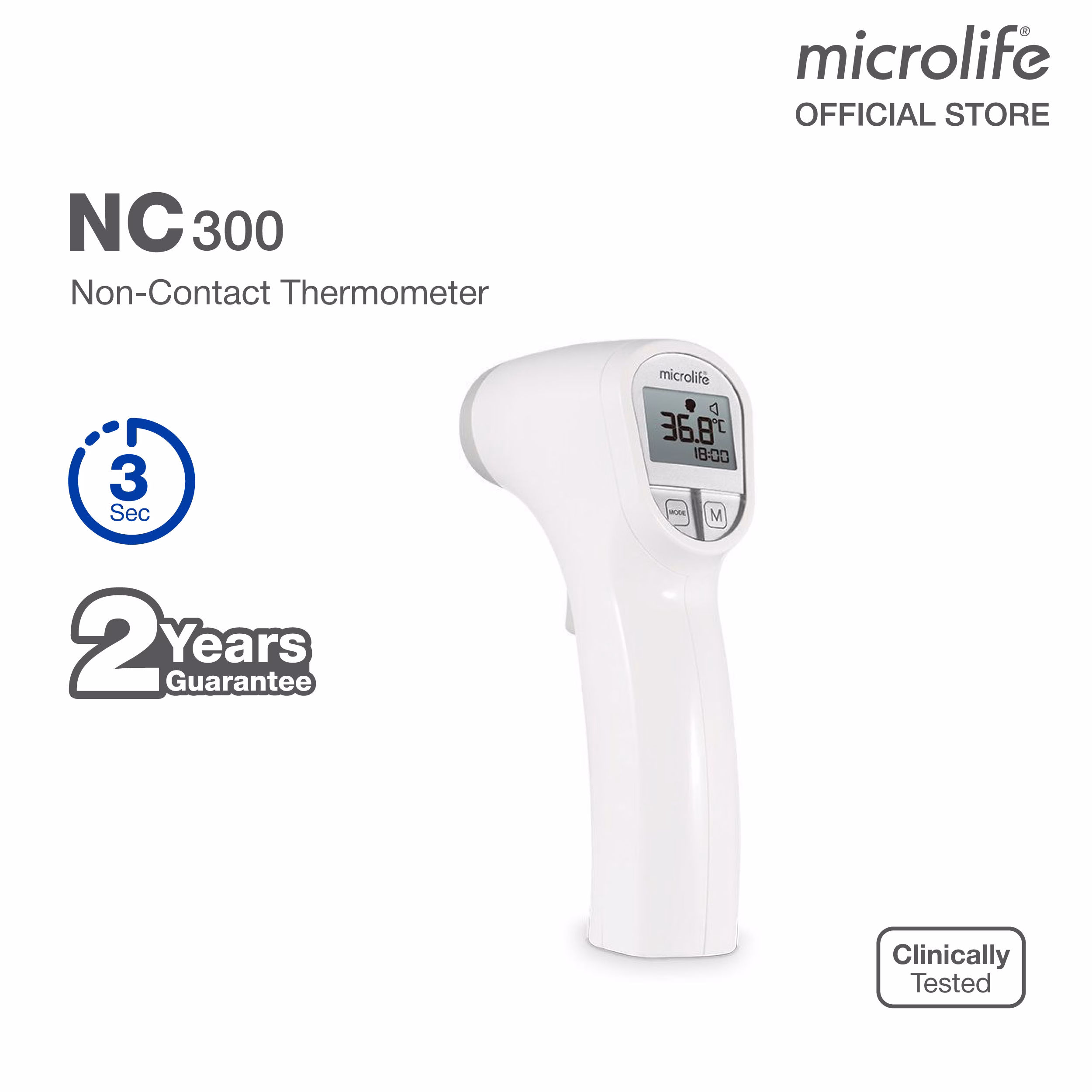 Microlife NC 300 Non-Contact Infrared Thermometer