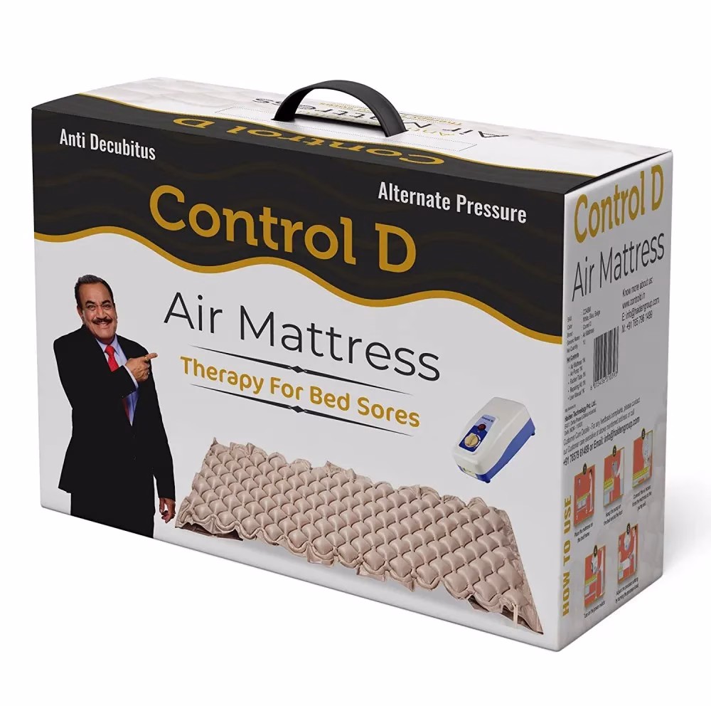 Control D Alternating Pressure Air Mattress with Electric Pump