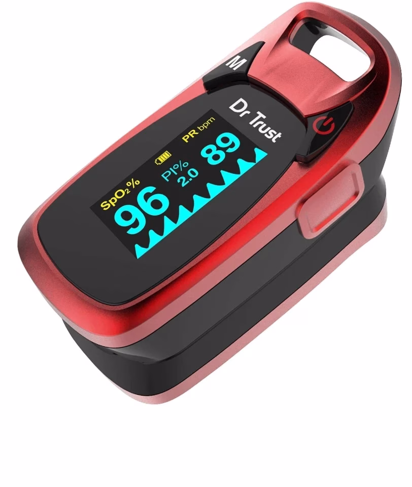 Dr Trust USA Professional Series Finger Tip Pulse Oximeter 203 (Red)