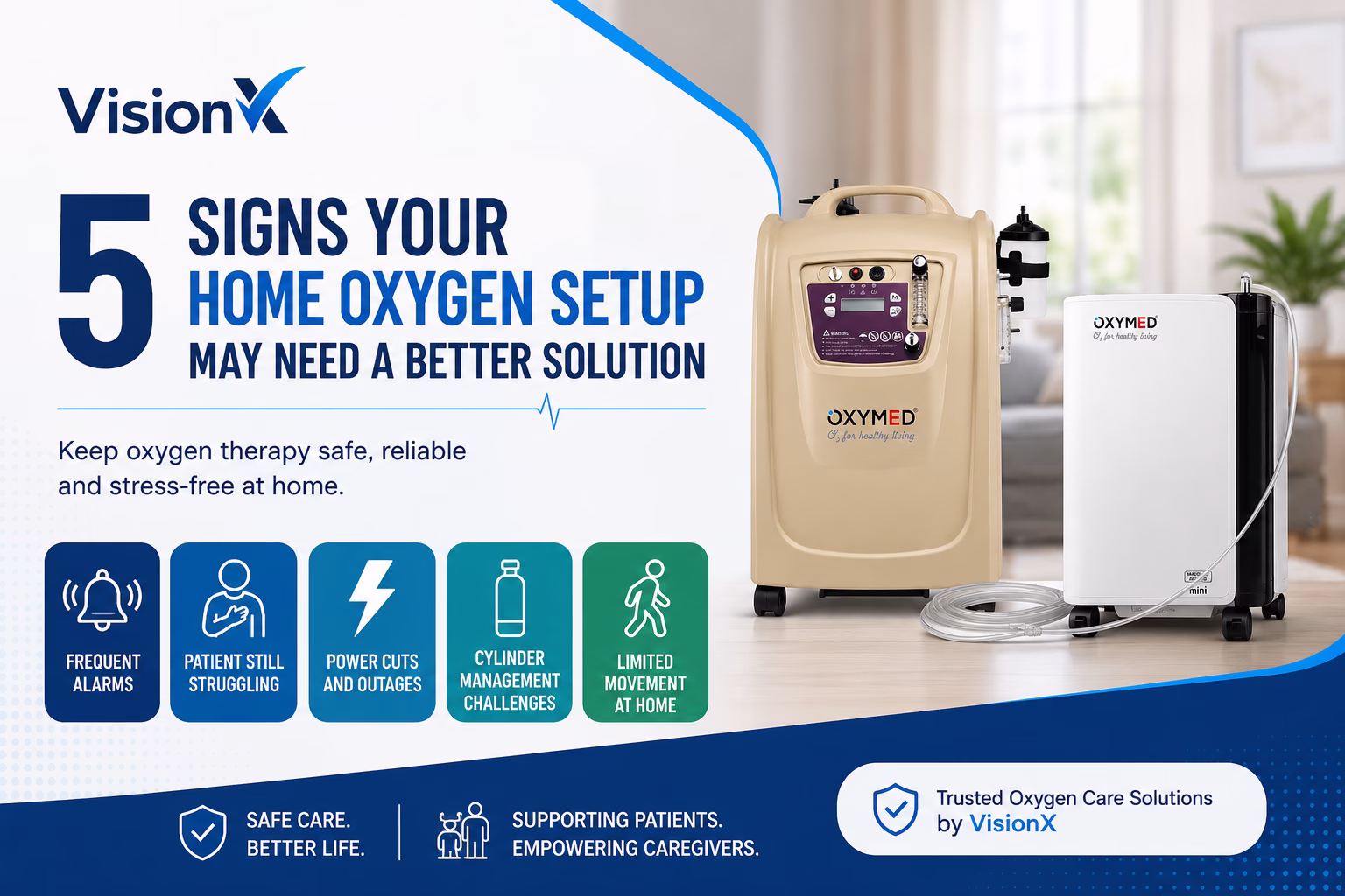 5 Signs Your Home Oxygen Setup May Need a Better Solution